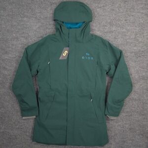 Oros Orion‎ Parka Mens M Pine Green Waterproof Windproof Solarcore Hooded NEW